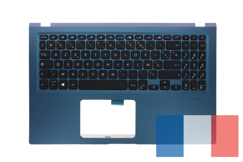 Asus French blue backlit keyboard