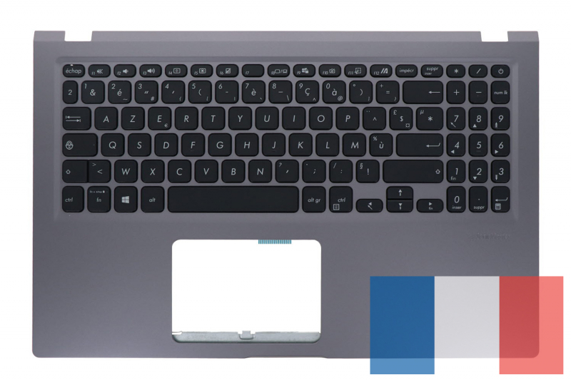 Asus New Grey French Keyboard Vivobook Series