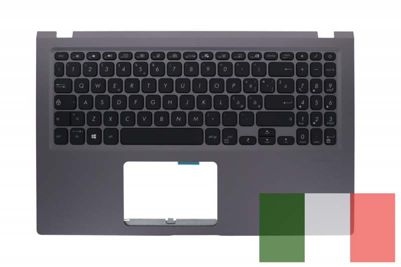 Backlit Grey Asus VivoBook QWERTY Keyboard