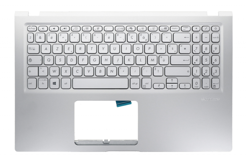 Silver Keyboard for Asus Compatible with Vivobook Series