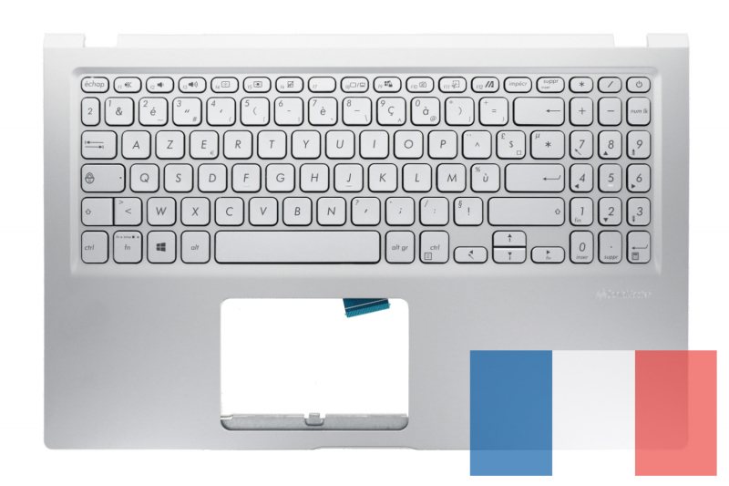 Silver Keyboard for Asus Compatible with Vivobook Series