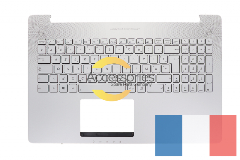 Grey backlight AZERTY keyboard  ROG