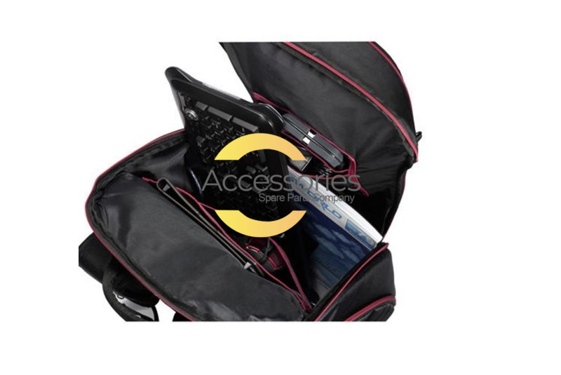 Black and red ROG Shuttle 2 Backpack 17