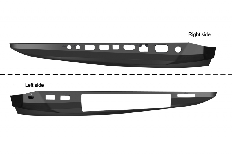 Asus ROG 17-inch black Bottom Case