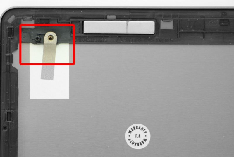 Asus 13-inch grey LCD cover - 90NB04R1-R7A010