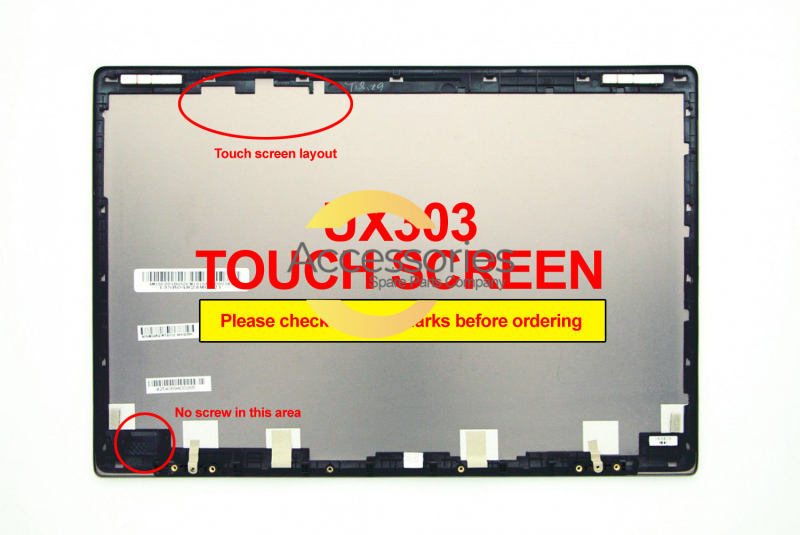 Asus grey tactil LCD cover 13-inch