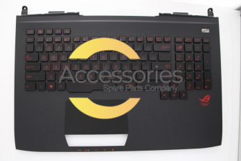 Asus ROG Black backlit keyboard