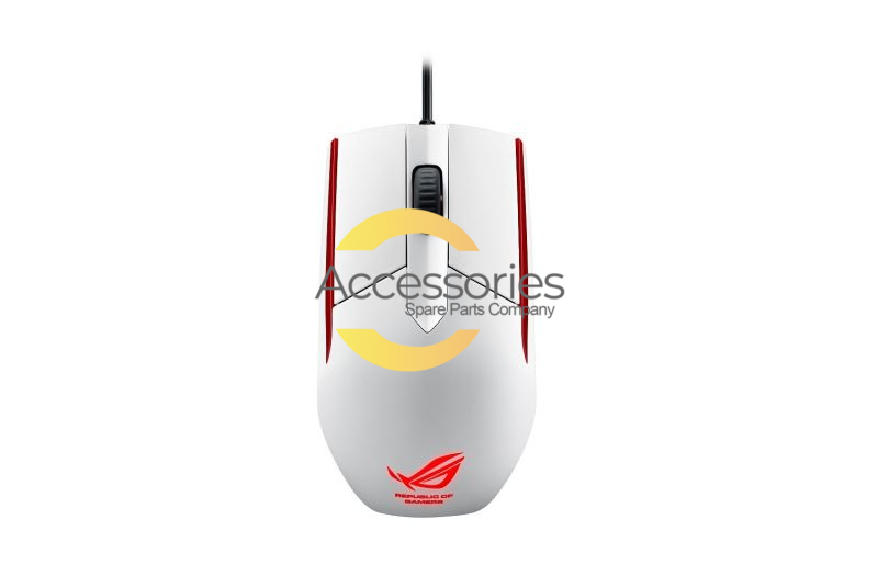 White SICA ROG gamer mouse