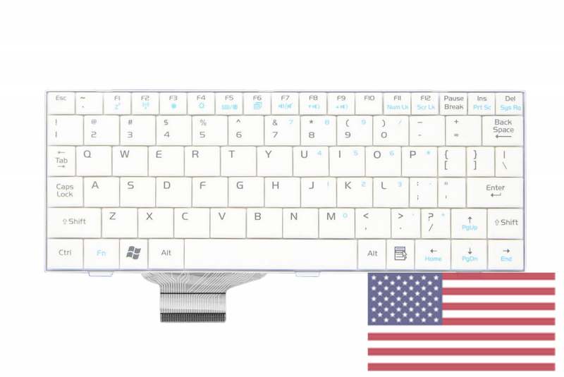 Asus White US keyboard