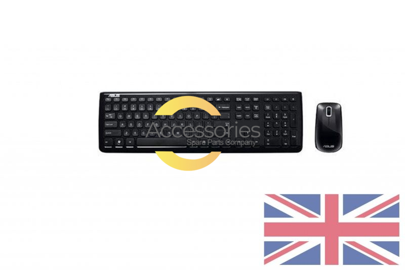 Asus Black QWERTY keyboard and mouse