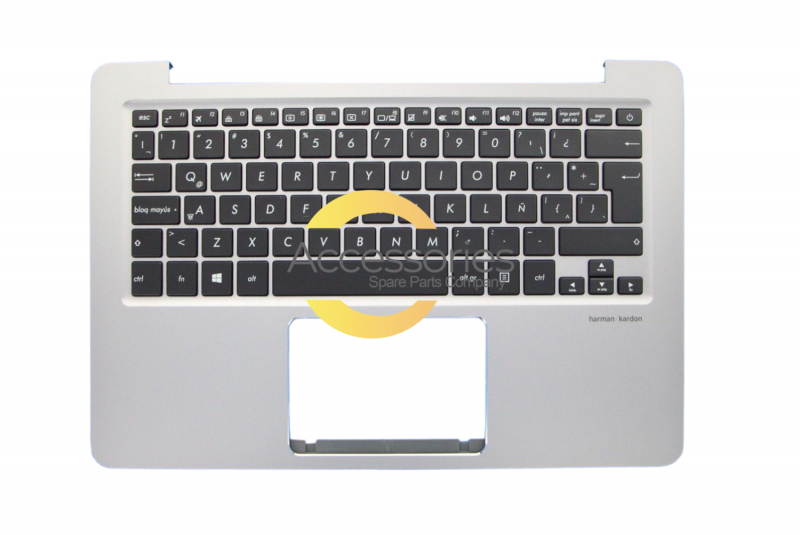 Asus backlit gray Latin American keyboard
