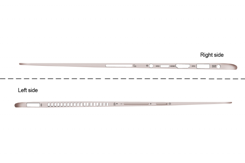 Asus ZenBook Pink Gold Backlit American Keyboard