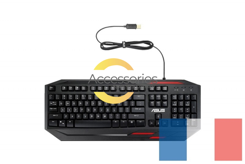 Asus GK100 Sagaris Backlight gamer French keyboard