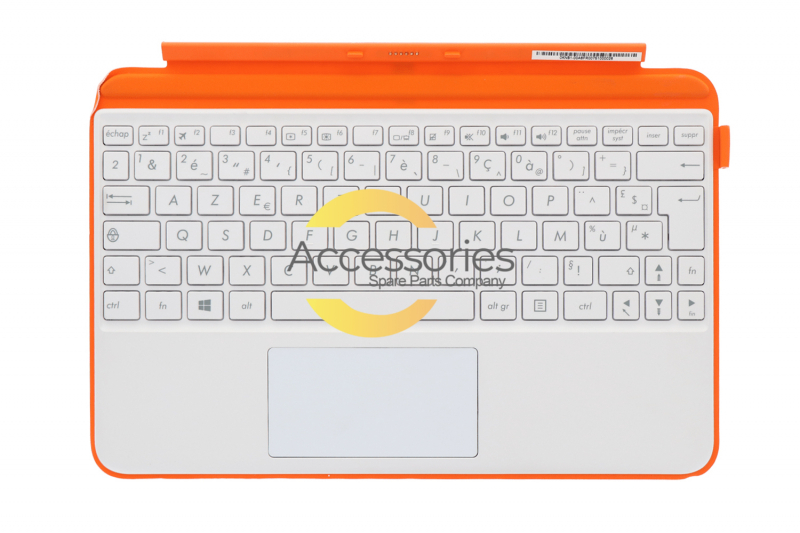 Asus White French keyboard with orange protective support