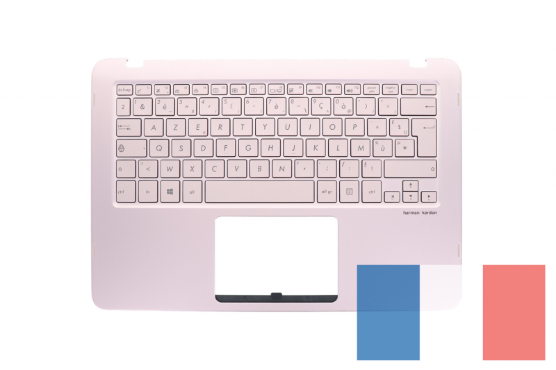 Asus ZenBook Pink Gold Backlit French Keyboard