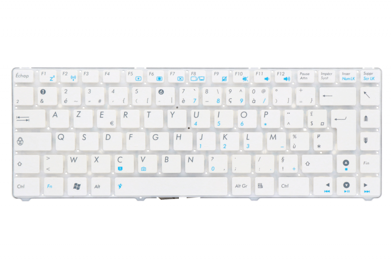 Asus Eee PC White choco WOF AZERTY keyboard
