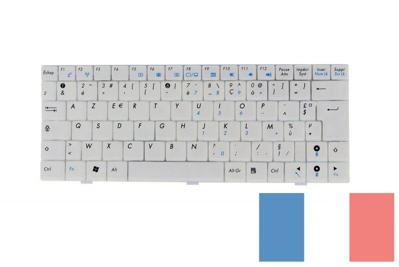 Asus White choco WOF AZERTY keyboard