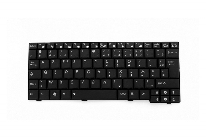 Asus Eee PC Black AZERTY keyboard