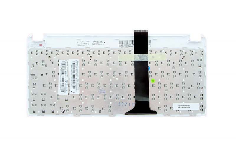 Asus White Netbook EeePC keyboard
