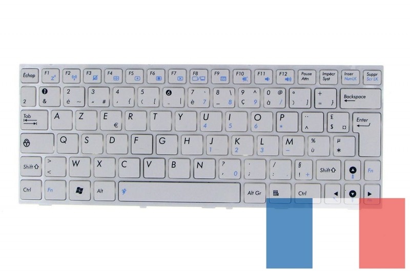 Asus White  AZERTY keyboard  Seashell