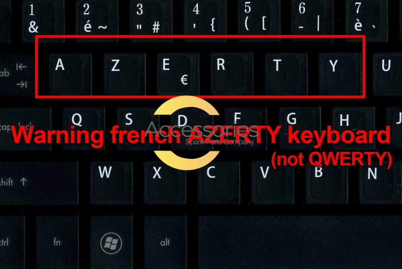 Asus White AZERTY  keyboard
