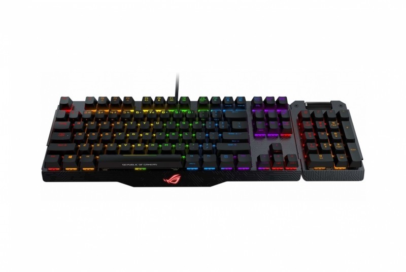 ROG Claymore Backlight gamer keyboard Cherry MX Brown