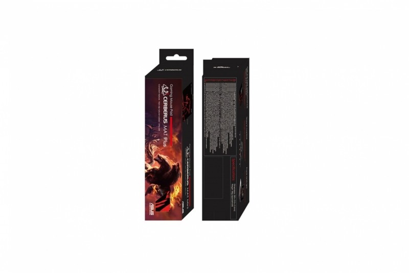 ROG Cerberus Mat Plus red gaming mouse pad