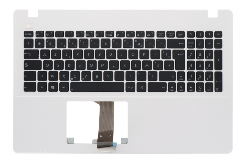 White Asus keyboard - French layout