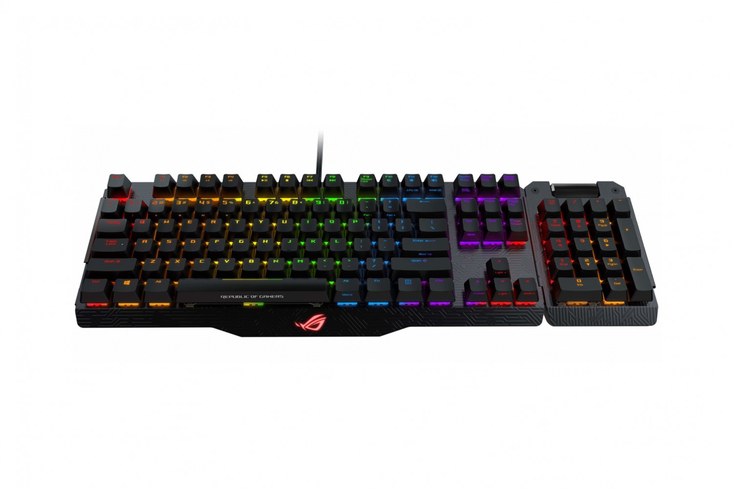 ROG Claymore Backlight gamer keyboard Cherry MX Red