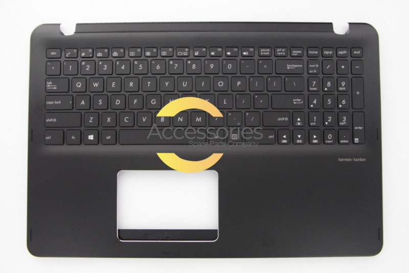 Asus ZenBook black backlit keyboard