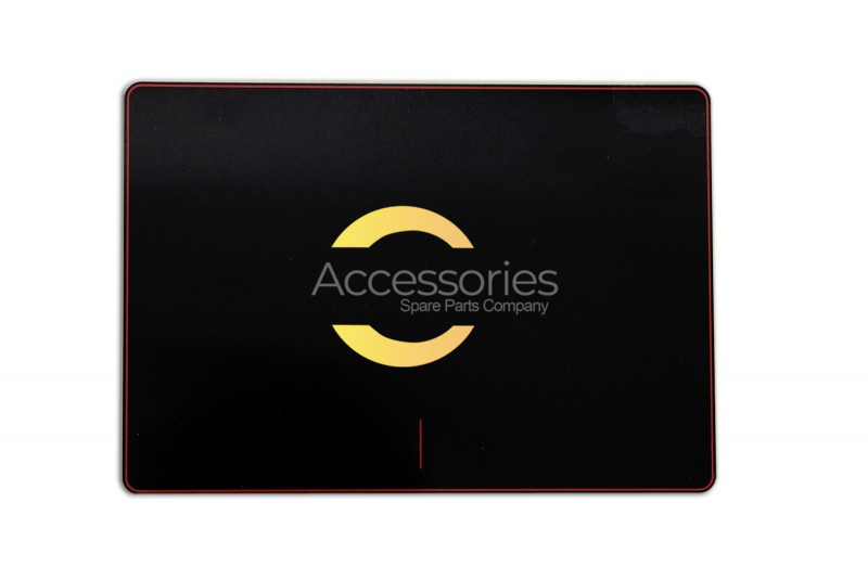 Plaque du touchpad noire et rouge de PC portable Asus