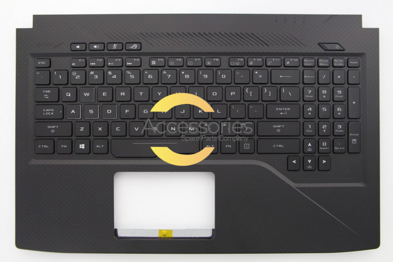 Black US QWERTY Backlit Keyboard ROG Strix Scar Edition