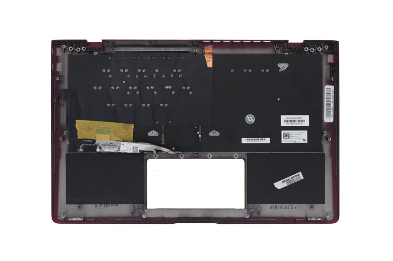 Asus ZenBook American Red backlit keyboard