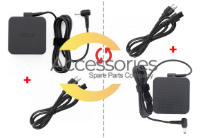 AC-adapter 65 Watt EU wallplug normal original for Asus VivoBook 15 X509FB