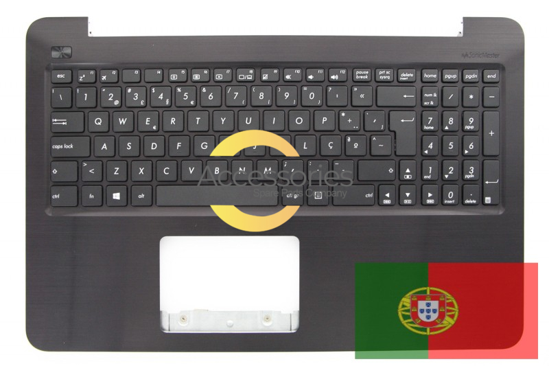 Clavier noir QWERTY Portugais de PC portable Asus