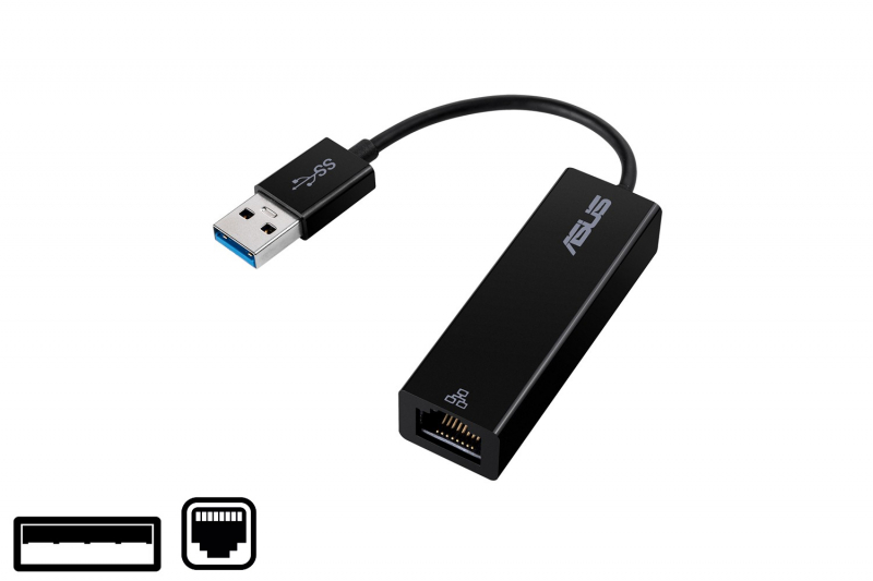 Asus USB 3.0 to RJ45 Dongle (box) USB 3.0 adapter to RJ45 (box) Asus