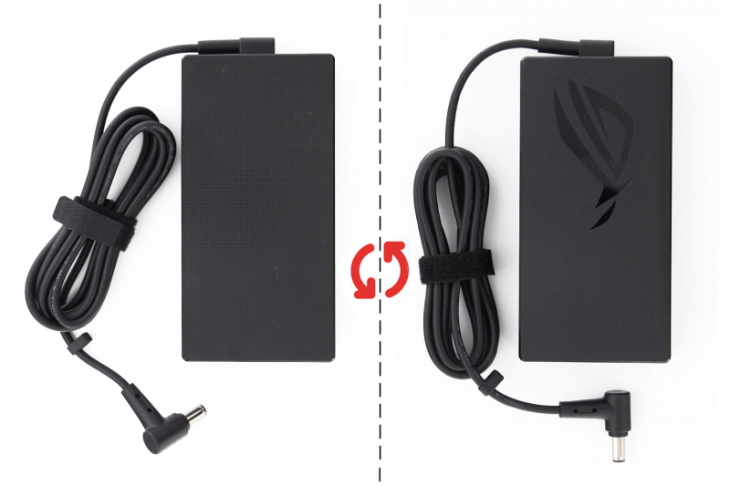 Asus ROG Strix 150W charger - 0A001-00081600 150W AC Adapter for Asus ROG Strix G Laptop - Side View