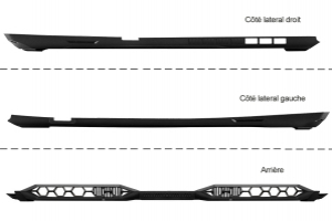 Asus TUF Gaming 15-inch Bottom Case black - 90NR03L1-R7D010
