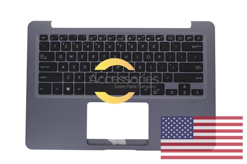 Asus American Grey QWERTY Keyboard