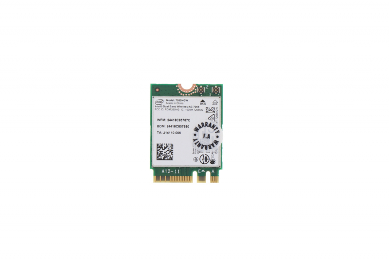 Asus ChromeBook WIFI and Bluetooth card - 7265NGW Asus ChromeBook Flip M.2 7265NGW WiFi Card