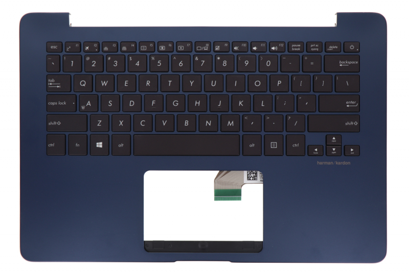 ZenBook blue backlit American keyboard ZenBook American keyboard with blue backlight