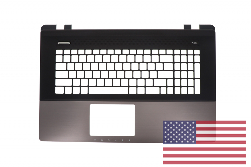 Brown 17 inch QWERTY US top case for PC Asus