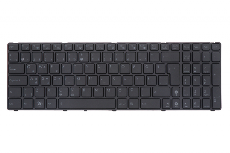 Asus Grey Backlit Turkish keyboard