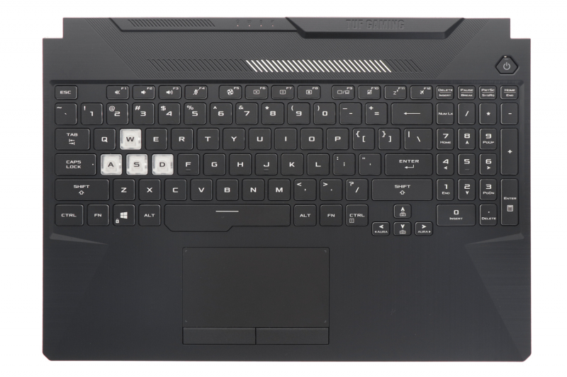 Asus TUF Gaming Black backlit American Keyboard