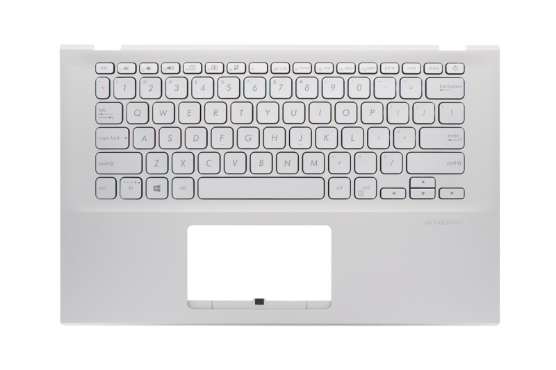 Asus Silver QWERTY Keyboard Vivobook
