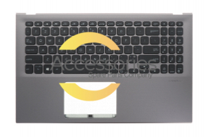 Asus Gray US QWERTY backlit keyboard