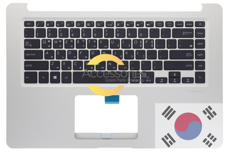 Asus Gold backlit Korean keyboard