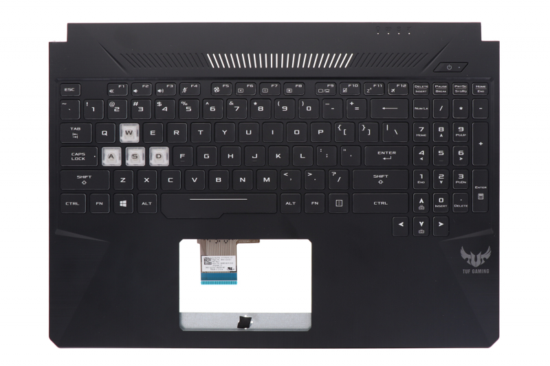 Official black backlit American Asus keyboard