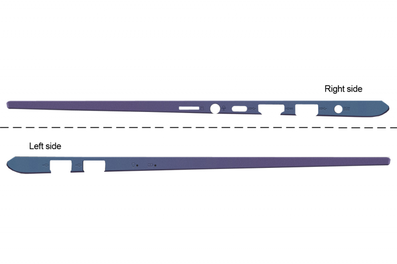 Asus Blue Latin VivoBook keyboard