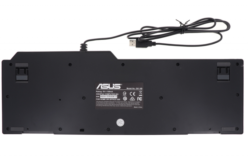 Asus Wired black gamer keyboard ROG